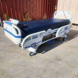 Stryker Electric Hospital Bed w/ Mattress & IV Pole – Medical Grade 