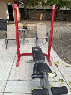 Marcy Weight Bench with Squat Rack