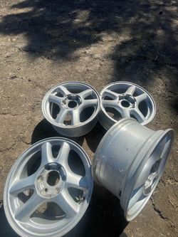 Set of 4 Silver rims
