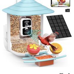 Smart bird Feeder With Camera. 