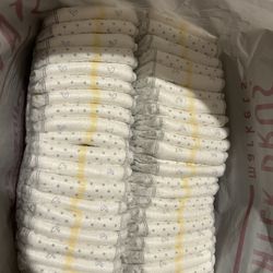 Size 1 Huggies Diapers 50 Pack Opened 