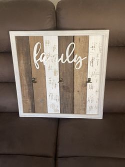 Family Picture Wall Hanging