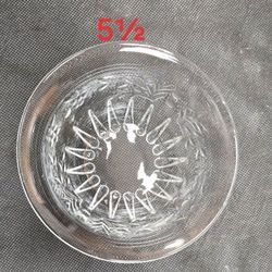 Cut Crystal 5.5" Glass Dish 