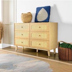 6drawer Rattan Dresser 