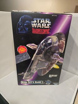 Vintage 1996 Star Wars Shadows of the Empire Boba Fett's Slave I Vehicle (MISB / MIB Sealed)