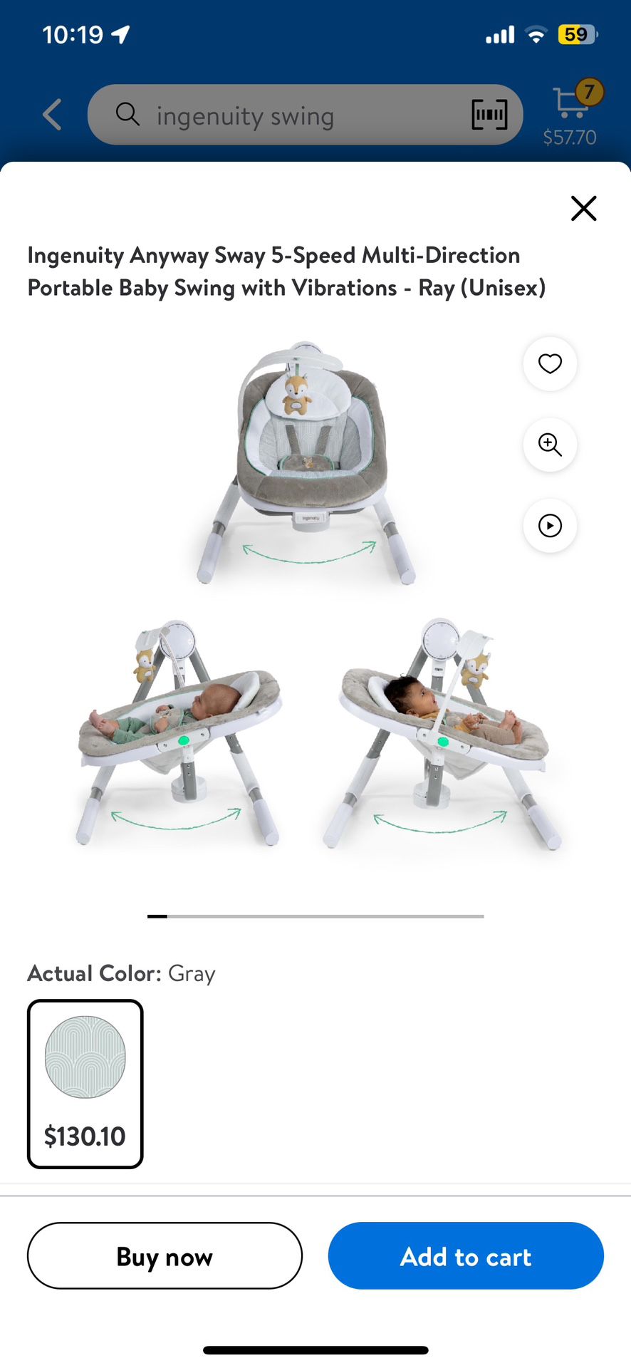 Baby Swing & High Chair 