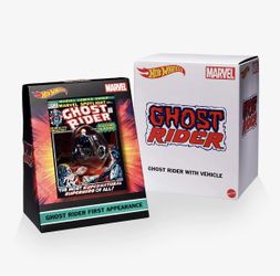 Mattel Hot Wheels Ghost Rider with Vehicle Marvel 2022 SDCC Exclusive