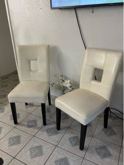 White chairs