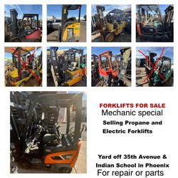 Mechanic Special Forklifts for Repair or Parts