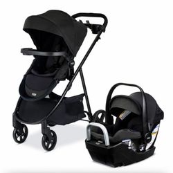 Britax Willow Brook  S+ Travel System - Raven Black