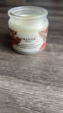 Orange Spice Scented Candle
