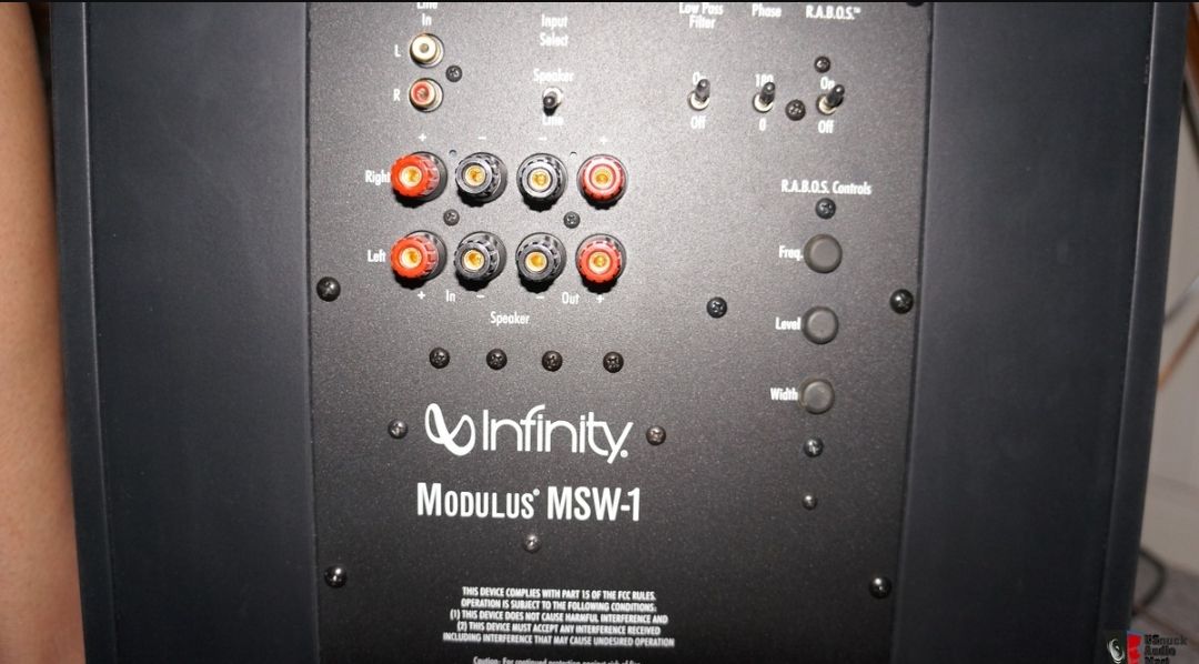 Infinity MODULUS MSW-1 POWERED SUBWOOFER 12" 300WATT home theater