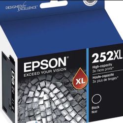 Epson 252XL Black High Yield Ink Cartridge / Brand New !!!!