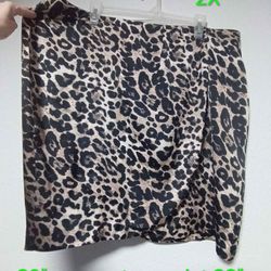 Leopard Skirt 2X