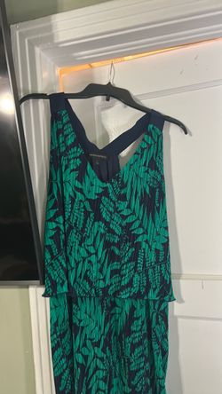 Banana Rep. Pleated Maxi Dress L