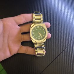 U.S Polo Assn Silver & green Watch