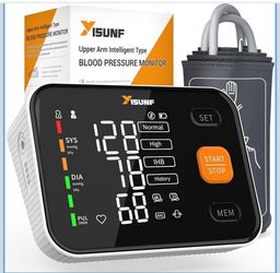 Blood Pressure Monitor for Home Use - Upper Arm Blood Pressure Machine with Adult BP Cuff, Dual-User 240 Sets Memory, XL Backlight LED Display