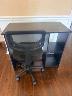 Small desk and chair
