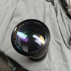 Vintage Minolta MD Tele Rokkor Lens X 200 mm