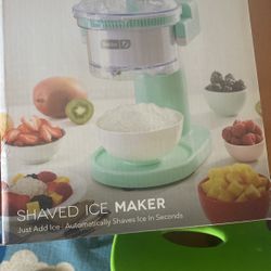 Shaved Ice Maker Brand New In Box Perfect For A Gift 