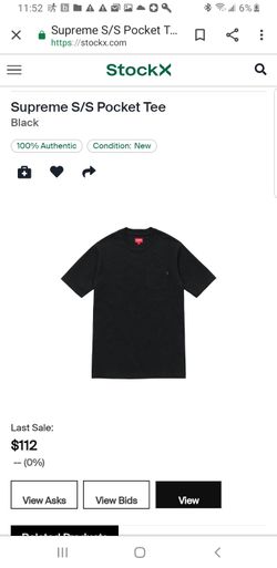 

Supreme S/S Pocket TeeBlack

