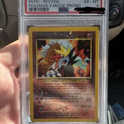 Entei Movie Promo PSA6 Pokemon