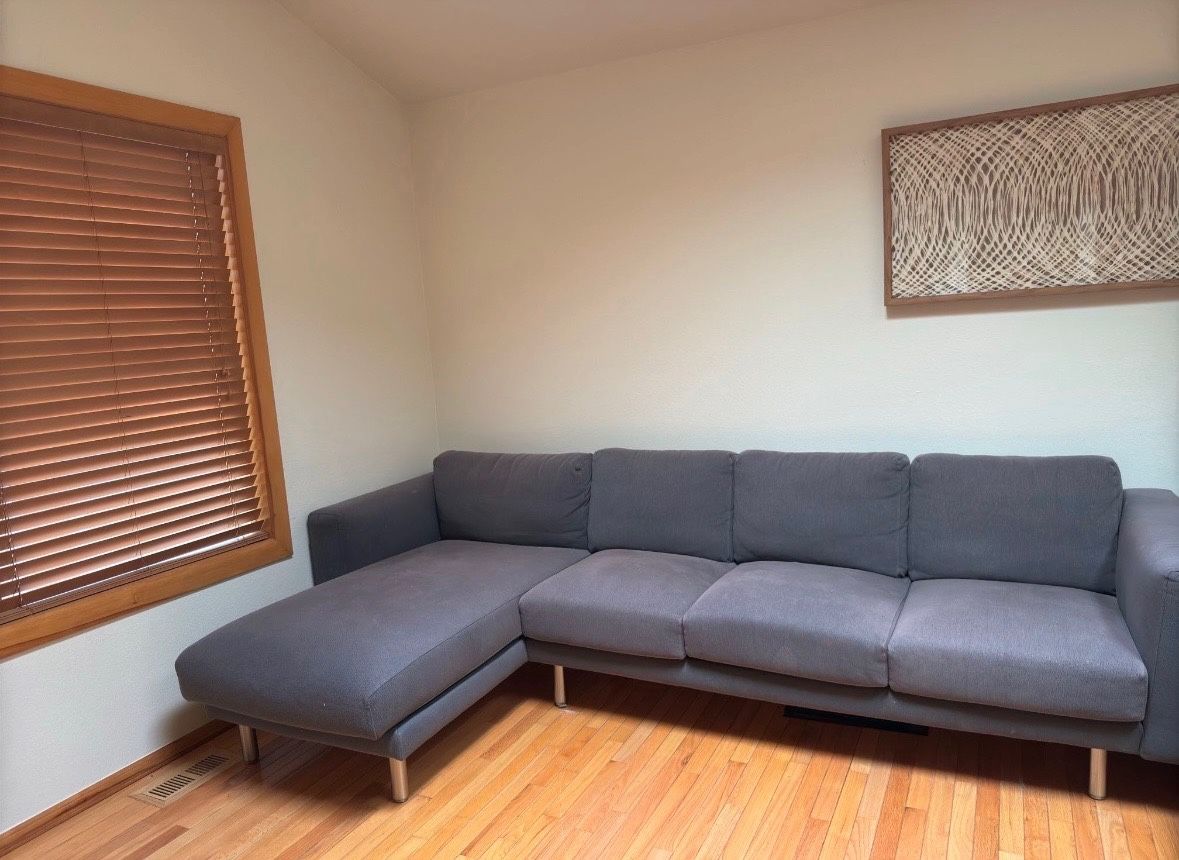 Gray sectional 