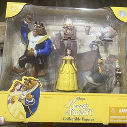 Disney Parks Beauty And The Beast Collectible Figures