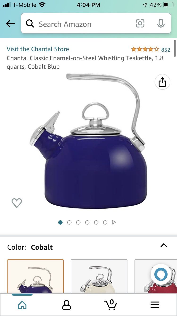 Chantal Classic Whistling Tea Kettle