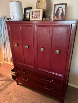 Wood armoire - free, must pick up