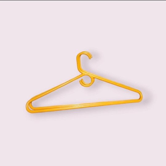 Heavy Weight Clothing Hangers 70 Pack Plastic Gold Jade NEW