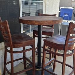 Bar Table, Pub Table Or High-top Table