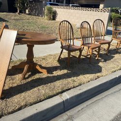 Dining Table And Chairs-Free!!