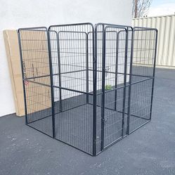 (New in box) $180 Heavy Duty 5x5x5ft Tall 8-Panel Pet Playpen Dog Crate Kennel Exercise Cage Fence 