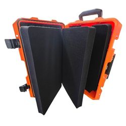 Protective Camera Case, Roller Camera Dry Storage Box, Hard Cameras Cases with Foam, All Weather IP67 Waterproof Transport