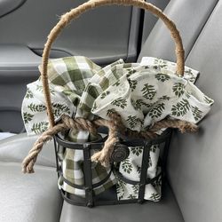 Wine Caddy Dish Towel Holder
