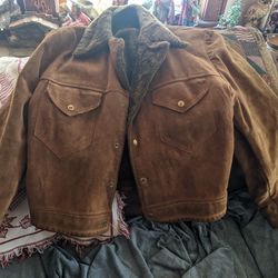 Men's Small Leather Jacket 