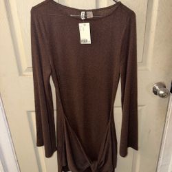 Brown beach cover up