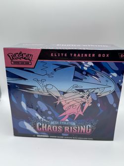 Pokémon TCG Mega Evolution—Chaos Rising Elite Trainer Box ETB — $80 Each