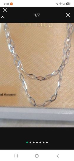 Anklet 10kt Diamond cut double strand