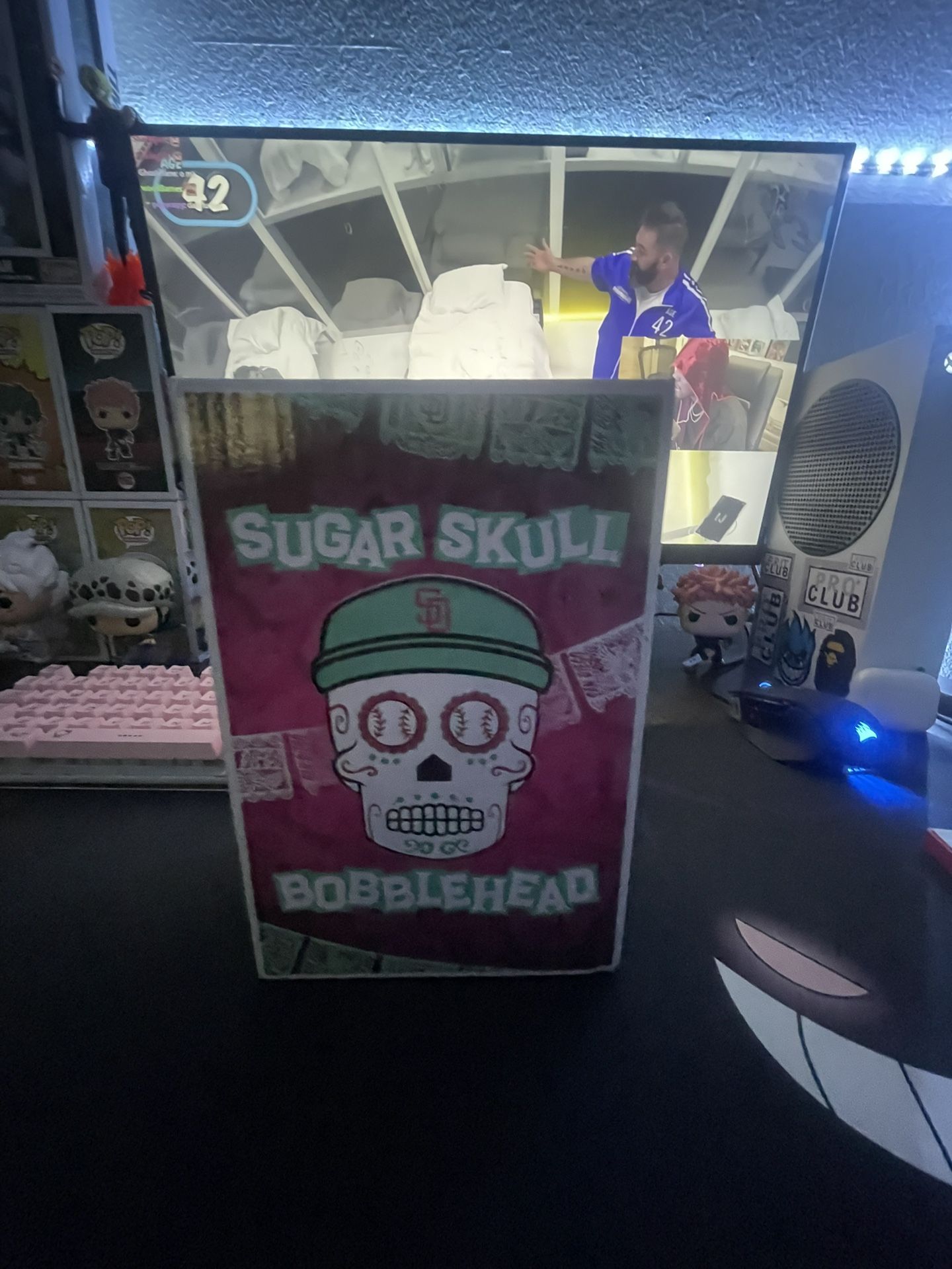 Sugar Skull Padres Bobble Head 