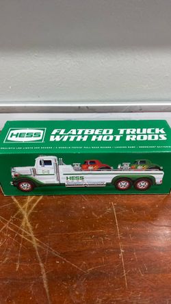 Hess flatbed truck with hot rods