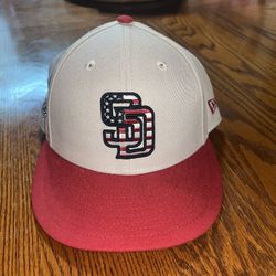 Patriotic MLB SD Padres Hat