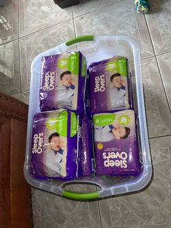 Sleep Overs Diapers, 10 packs of 15 Size: SM/MD 38-65 pounds