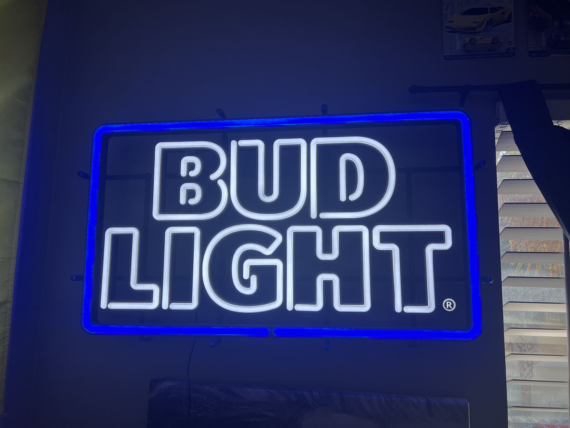 Bud light Neon light.