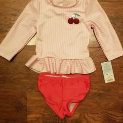 Rash guard bathing suit