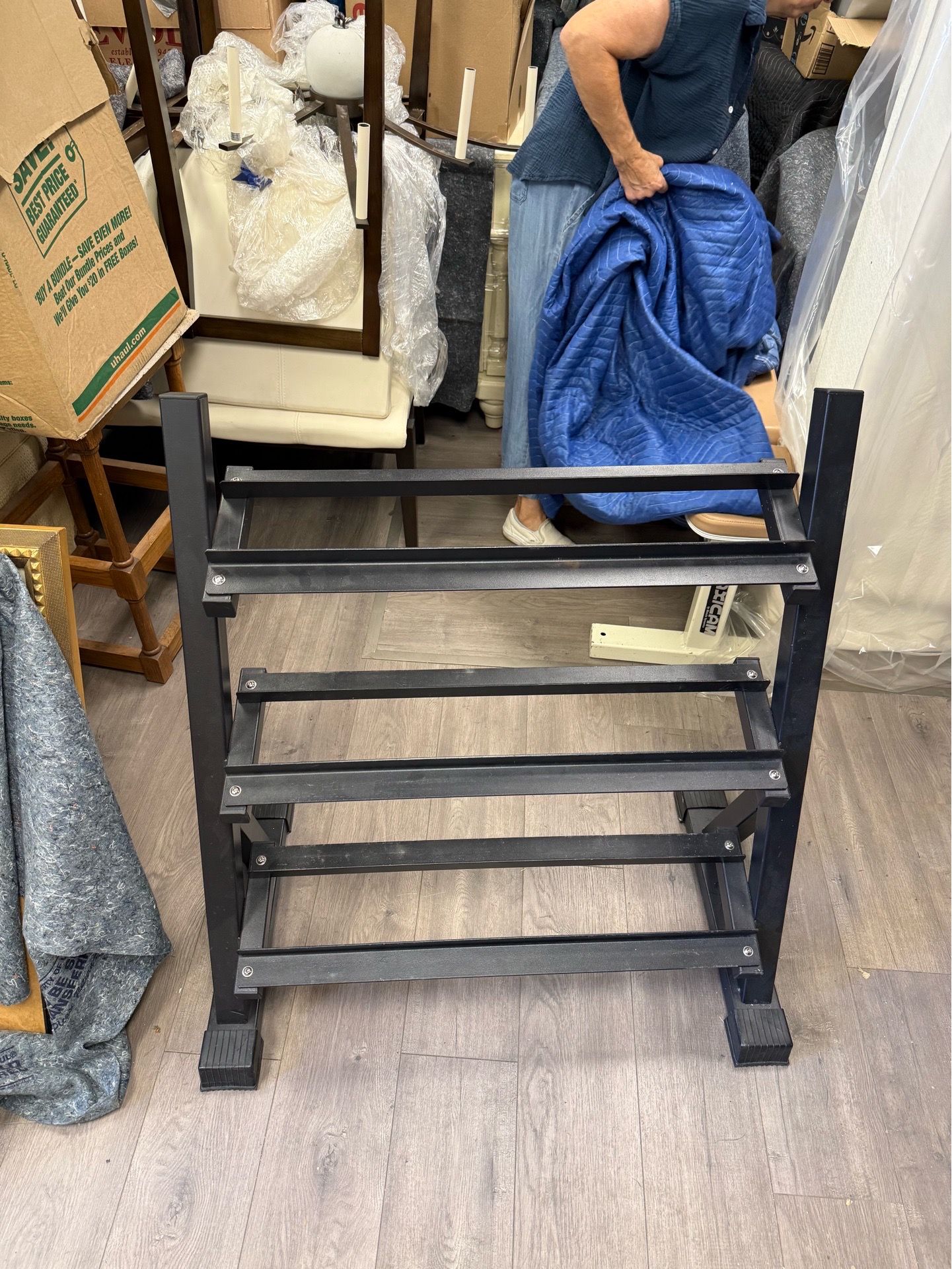Heavy Duty 3-Tier Dumbbell Rack – Garage/Home Gym Storage