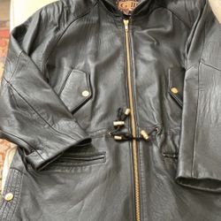 Leather Jacket (Black And Real Leather)