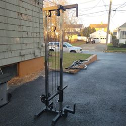 Wall Attached Pulley Machine 