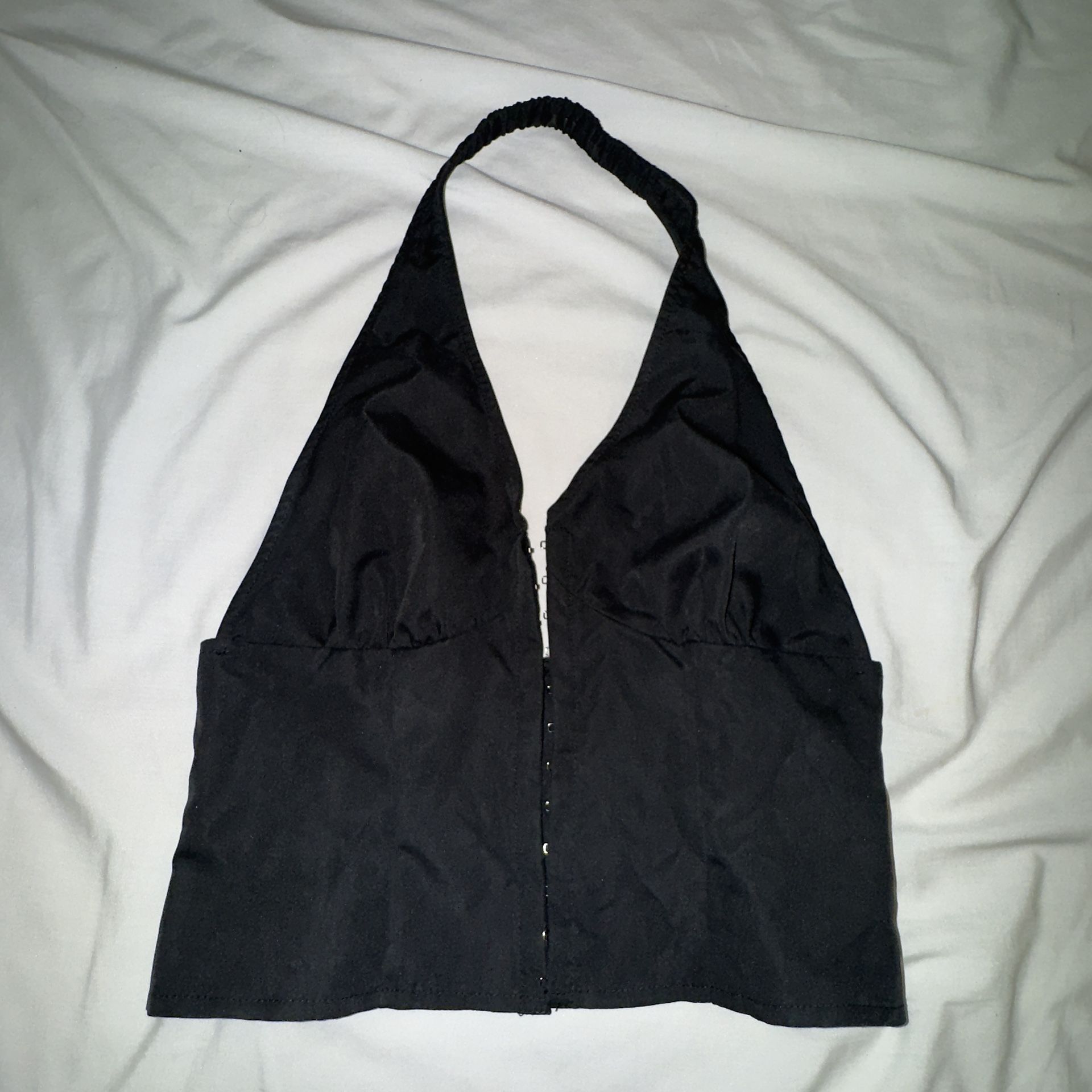 Black Halter Top Size M